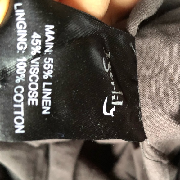 Tigerlily Kapari Hana Square Neck Linen Tie Back Wide Leg Jumpsuit 0 NWT - Picture 9 of 13